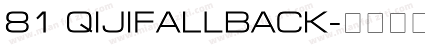81 QIJIFALLBACK字体转换